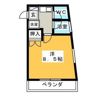 アーバンK2【2階】の間取り