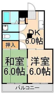 サカタビルディング【5階】の間取り