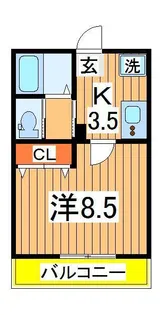 ルミエール【1階】の間取り