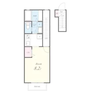 ハーモニーハウス【1階】の間取り