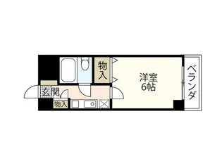 アクシス比治山【2階】の間取り