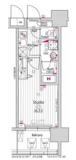 グランド ガーラ川崎西口【7階】の間取り