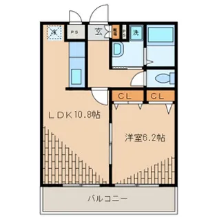 MARYU S【2階】の間取り
