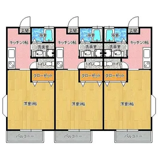 リバーサイド佐大前【1階】の間取り
