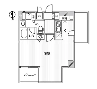 ラ・ステージ坂町【5階】の間取り