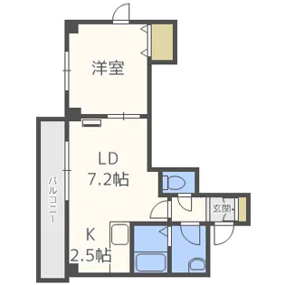 ミレニアム南麻生【2階】の間取り