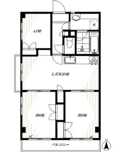 マリ-ンシティ-ハイム【3階】の間取り