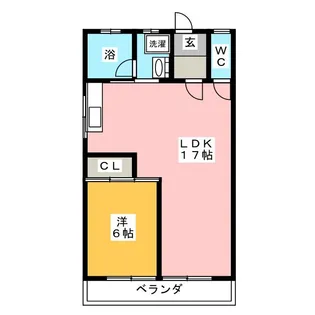 コーポ溝口【2階】の間取り