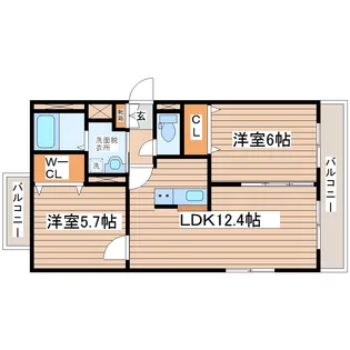 パナス・柏木【3階】の間取り
