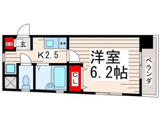 シルクリバ-白河【4階】の間取り