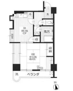 セブンスターマンション西荻【5階】の間取り