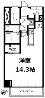秀和六本木レジデンス【2階】の間取り