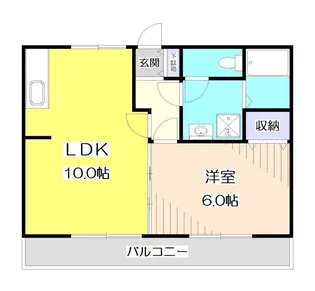 AIFORT 所沢II【2階】の間取り