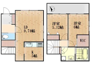 Noam Court Hiyoshiの間取り