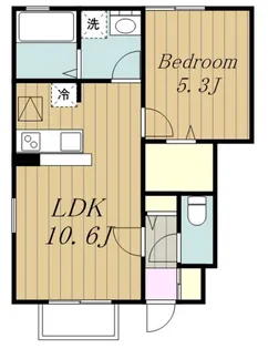 La vie【1階】の間取り