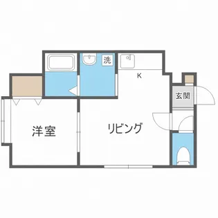 ハルニレ【3階】の間取り