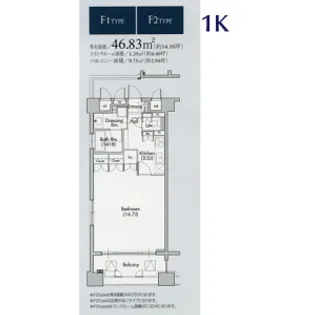 グラン・アベニュー名駅【12階】の間取り