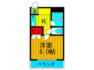 サンティール太子橋駅前【6階】の間取り