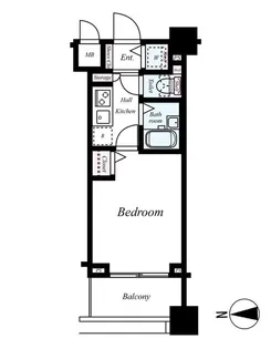 フェニックス南阿佐ヶ谷弐番館【7階】の間取り