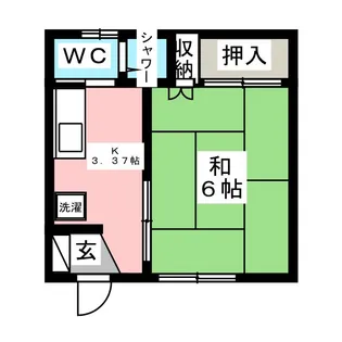メゾン楡【2階】の間取り