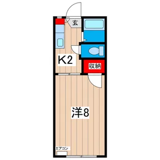 ポートピアII【1階】の間取り
