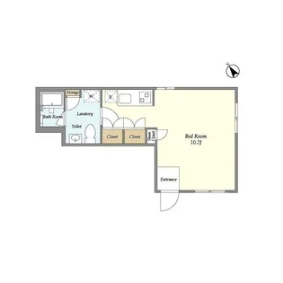 TAKANAWA CUBE East【1階】の間取り