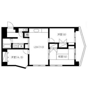 アソシエール護国寺【5階】の間取り