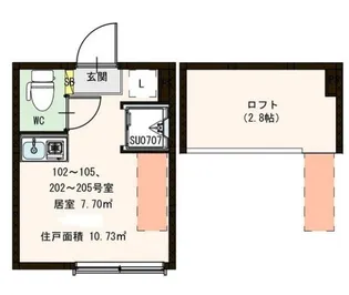 グランサムハウス王子神谷【1階】の間取り