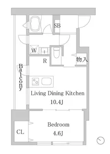 GranDuo上野毛II【4階】の間取り