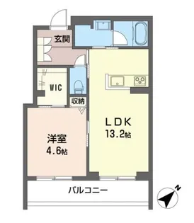 アンソレイユ【2階】の間取り