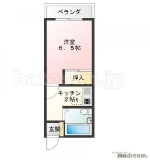 草間ビルII【5階】の間取り