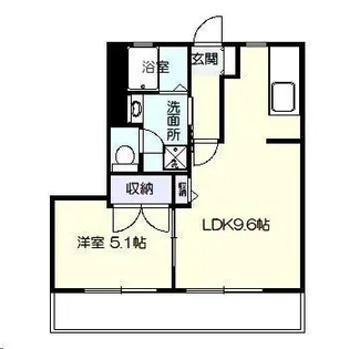 バリュージュ恒久弐番館【1階】の間取り
