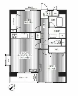 ベイイースト【3階】の間取り