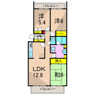 グランテリア【5階】の間取り
