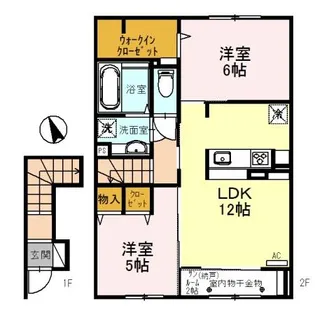 MADRIDII【2階】の間取り