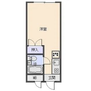 サンパレス南林間【1階】の間取り
