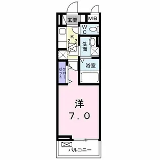 メゾン・ド・アウル【1階】の間取り