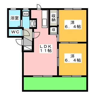 フローラ【1階】の間取り