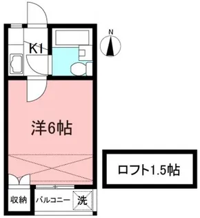 スターハイツ富士見ヶ丘【2階】の間取り