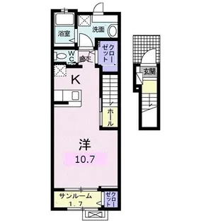 パール・コート【2階】の間取り