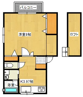 U・I笹口【1階】の間取り