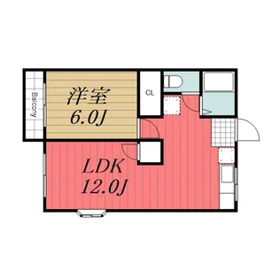 フォーシーズンズアパートメント【1階】の間取り