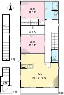 パルク京王八王子【3階】の間取り