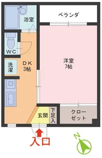 メゾンさくらまち【2階】の間取り