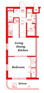 グリフォーネ横浜・妙蓮寺【3階】の間取り
