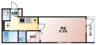 ラ カーサ コモコーメ【3階】の間取り