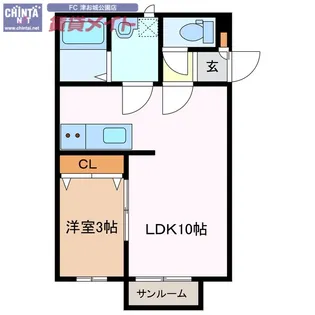 Carino【1階】の間取り