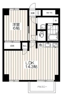 ケーズコート【2階】の間取り