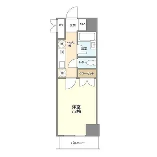 トウセン南大塚【7階】の間取り