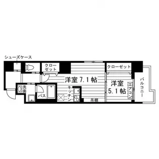 ルーチェ二日町【8階】の間取り